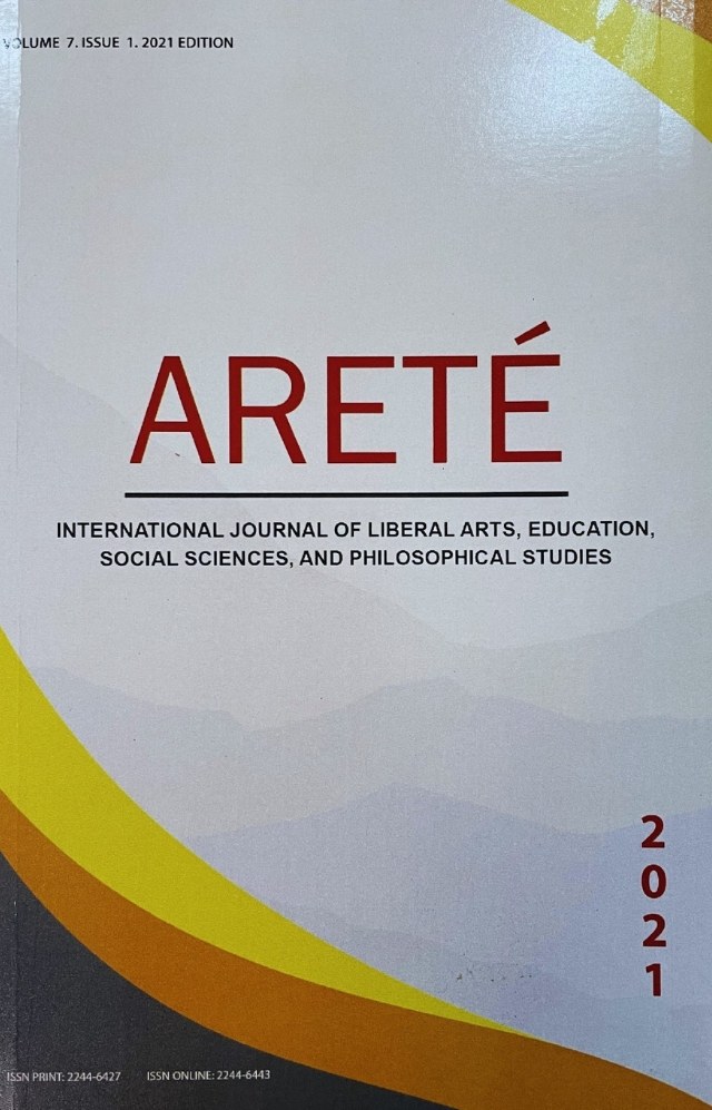 ARETE journal cover