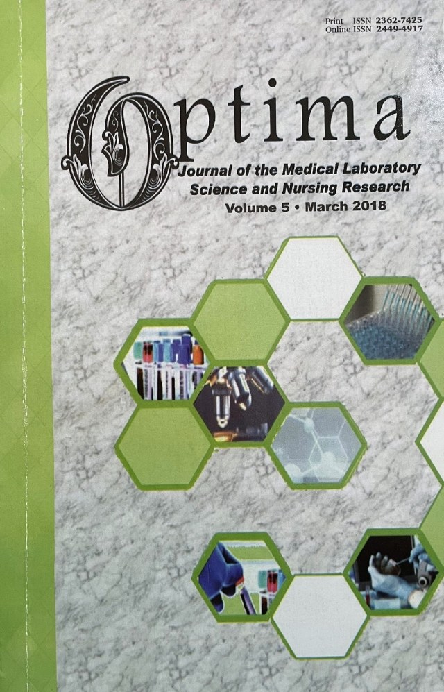 Optima journal cover