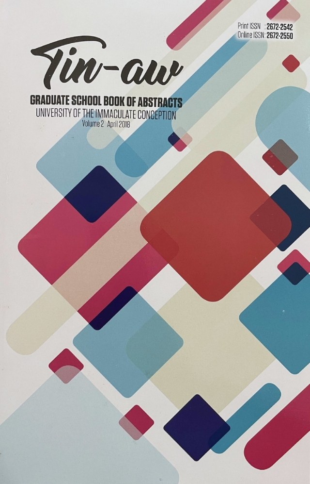 Tin-aw Book of Abstracts journal cover